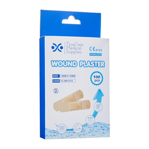 TruzCare Wound Plaster 72mm x 19mm (100pcs/box)