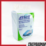 ASSURE Underpads 75cm x 75cm, 80g (10pcs/pack)