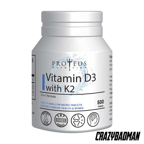 Proteus Nutrition Vitamin D3 with K2 (500 servings)
