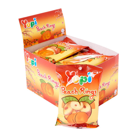 Yupi Peach Rings Candy (45g x 12)