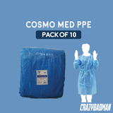 Cosmo Med Isolation Gown with Cuff Blue