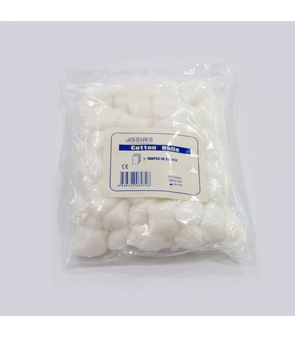 ASSURE Cotton Balls, Non-Sterile, 0.5 Gm, 7M-021, 100 Pcs/Pkt